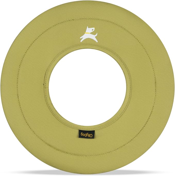 OllyDog Super Flyer Dog Flying Disc – Floating Fetch Toy for Water Play, Soft Eco-Friendly Recycled Fabric, Gentle on Teeth, 11" for Medium & Large Dogs (Alchemy, 11")