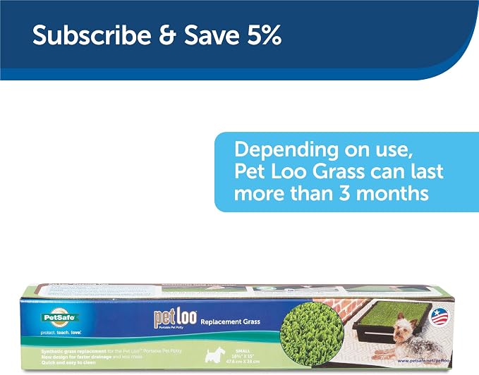 PetSafe Pet Loo Pet Potty Replacement Grass - Medium - Easy to Clean