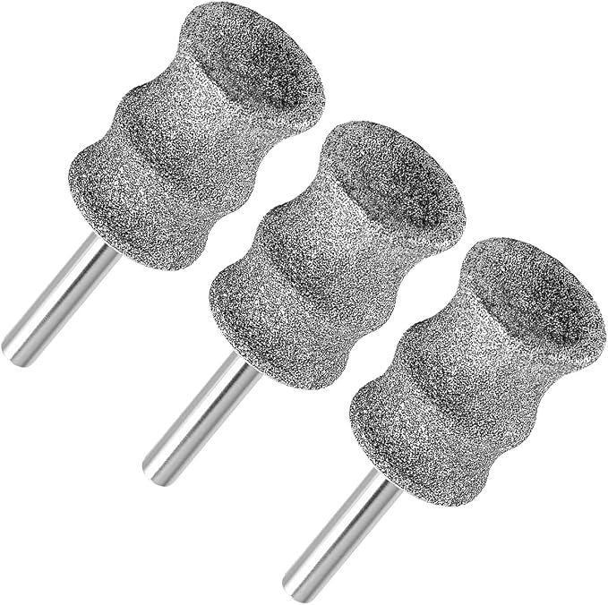 Dog Nail Grinder Bits for Dog and Cat Pet Nail Grinder Attachment Pet Nail File & Clippers for Medium Large Dogs A (3Pack)