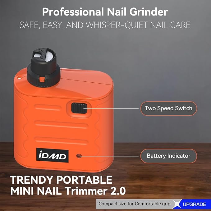 Dog Nail Grinder Quiet,Dog Nail Trimmers with Light, Pro Pet Nail Grinder | Dog Nail Grinder Quiet,Dog Nail Trimmers with Light,Electric 2-Speed Pro Pet Nail Grinder for Dogs, Cats and Other Animals