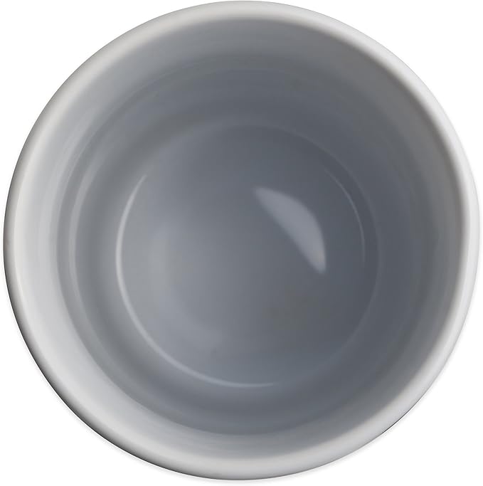 Bone Dry Lattice Collection Pet Bowl & Canister, Treat Canister, 4x6.5", Nautical Blue
