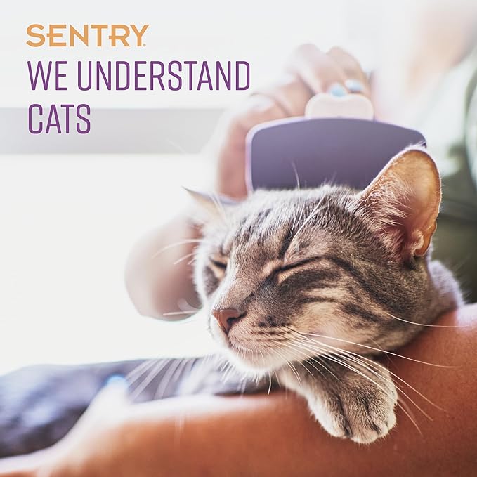 Sentry Portable Calming Pheromone Diffuser for Cats, 30-Day | Reduces stress & bad behavior anywhere; easy-to-use portable diffuser; 30-day pheromone release; travel-friendly