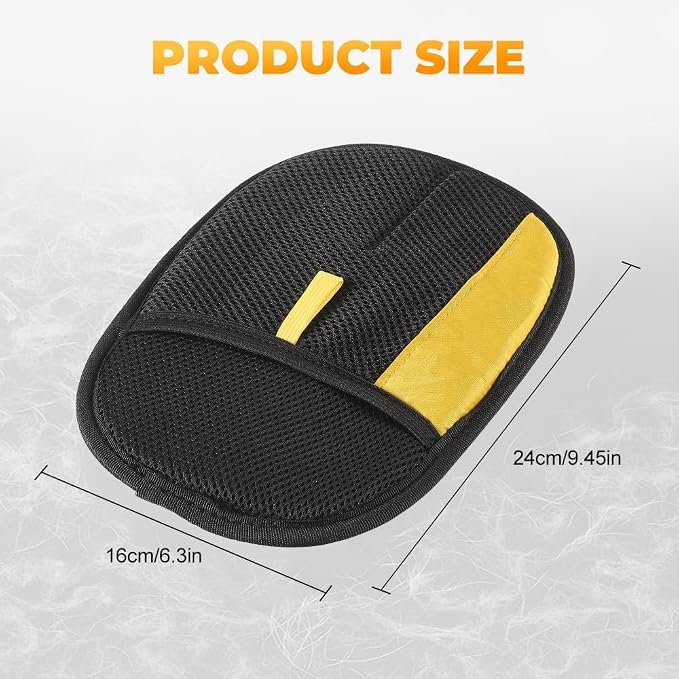 Pet Hair Removal Glove for Cats and Dogs,Premium Upgraded Reusable Electrostatic Pet Hair Gloves, Brush Pet Hair Remover Tool for Clothing, Laundry, Couch, Carpet, Car Seat