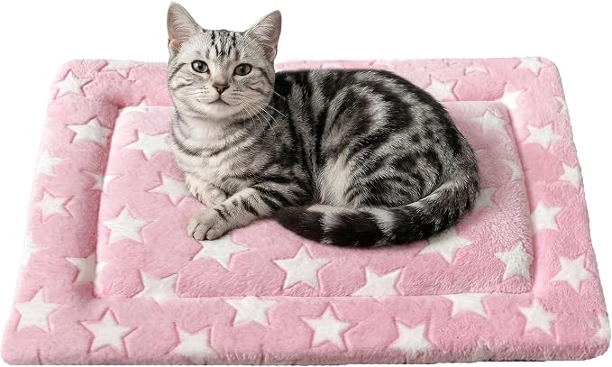 Cat & Dog Bed Mat - Reversible Dog Crate Bed Mats, Soft & Breathable Kennel Pad, Durable Crate Bed for Extra Small Dogs & Cats