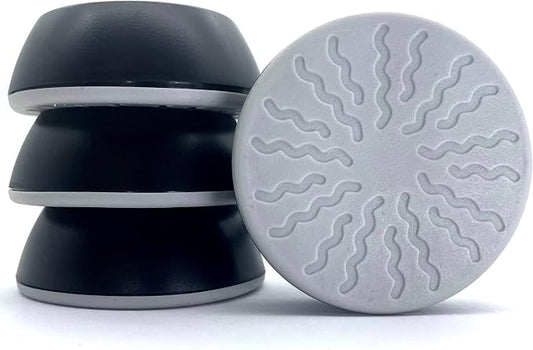 Vmaisi Baby Gate Wall Protector - Protect Walls from Pressure Mounted Pet Dog Gates, 4 Pack Black