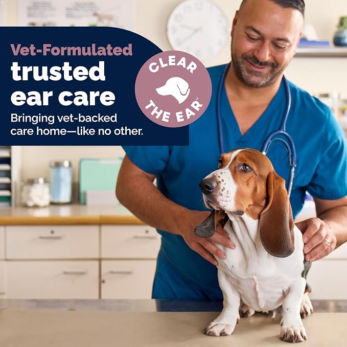 Vetnique Oticbliss Cat & Dog Ear Cleaner & Drying Flush for Wax & Odor | Dog Ear Wash & Drying Solution, Ear Wax Remover & Cleaner for Cats & Dogs, Aloe Soothes Itchy Ears After Swim, Bath & Groom