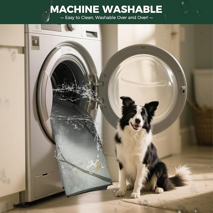 FXW Washable Pee Pads for Dogs, Super Absorbent, 35" Square, 2 Packs | Machine washable, Non-slip backing