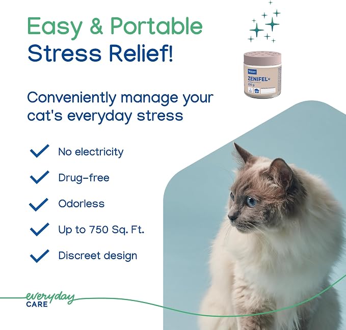 ZENIFEL Gel Diffuser Cat Calming Pheromone|Supports Stress Relief