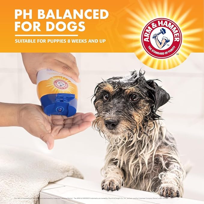 Arm & Hammer Itch Relief Dog Shampoo, Chamomile & Peppermint, 20 Oz, 2-Pk | pH-balanced formula, chamomile and peppermint, free of sulfates and parabens, soothes dry and itchy skin daily
