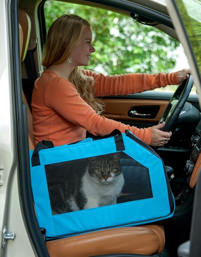 Pet Gear Signature Dog,Cat Car Seat & Carrier | For Small Dogs & Cats