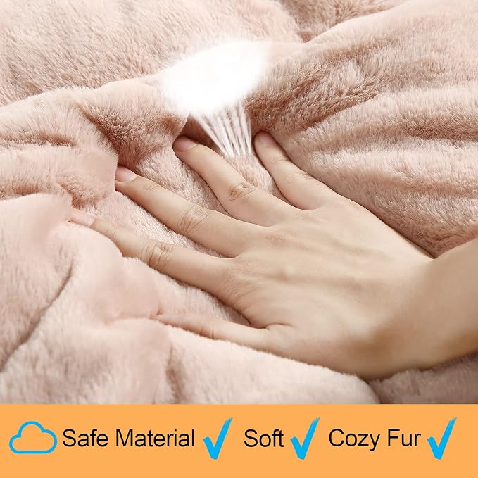 Dog Crate Pad Washable Dog Bed for Crate Small Cozy Mat 22-Inch Pink | Ultra Soft Kennel Pad,Anti-Slip Bottom,Fits for Most Metal Crates,Comfortable Sleeping Pet Mat