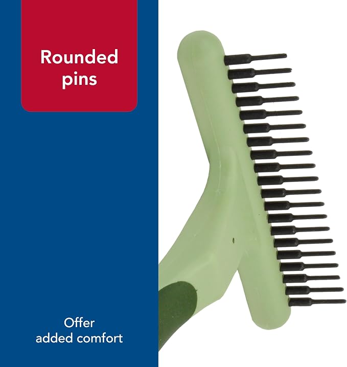 Coastal Pet - Safari Dog Undercoat Rake - Dog Grooming Rake - Gentle Dematting Comb for Dogs - Effective Deshedding Comb - Pet Grooming Tools - Single Row