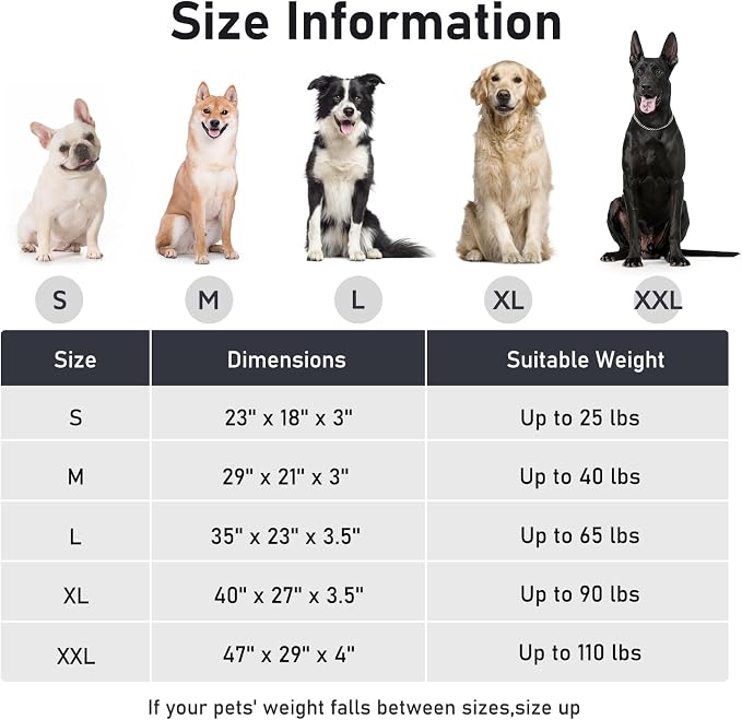 FURTIME Washable Small Dog Bed, Deluxe Dog Crate Beds | Comfy Fluffy Kennel Pad Anti-Slip Pet Sleeping Mat for Puppy/Cat, Machine Washable Dogs Pillow, 23"x18"x3", White