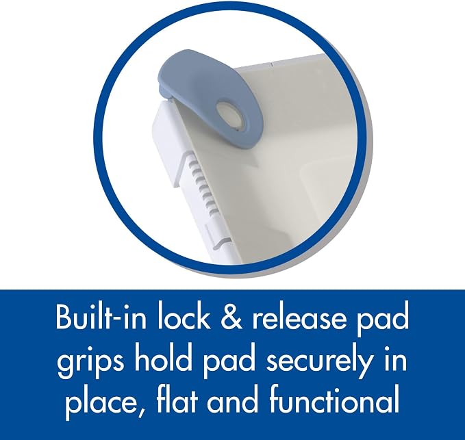Patented SureGrip Pee Pad Holder - Fits All Common Pad Sizes, 100% of Urine Stays on Pad, Built-in Pad Grips Secure Pad to Holder, Holder Can Secure to Floor, No Sliding or Folding