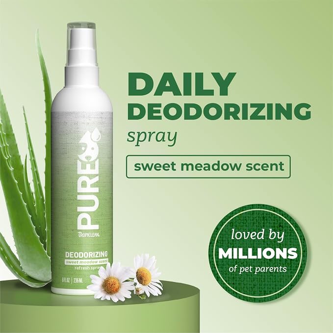 TropiClean Pure Dog Perfume, Sweet Meadow Scent, 22oz