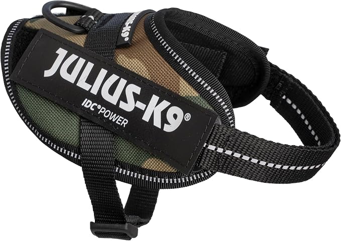 Julius-K9, 16IDC-C-B2, IDC Powerharness, Dog Harness, Size: Baby 2, Camouflage