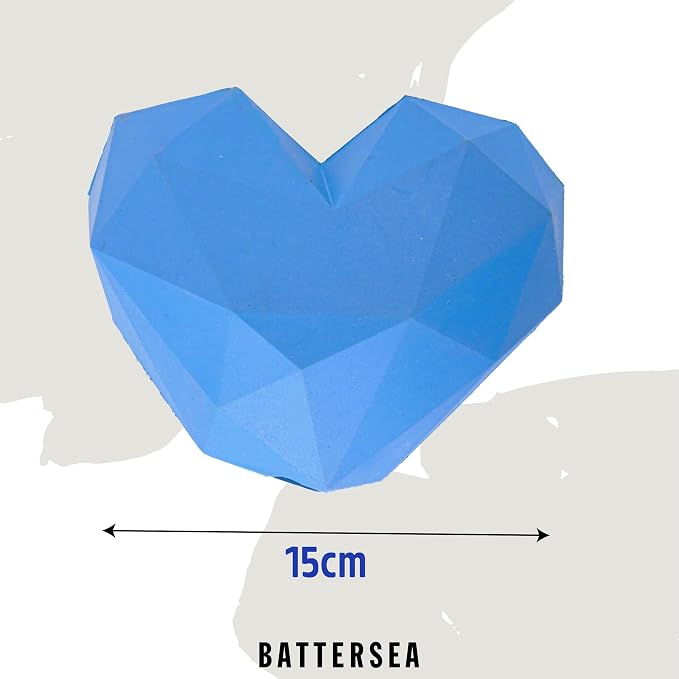 Rosewood Battersea Rubber Heart, Treat Dispensing Dog Toy, 15cm x 12cm