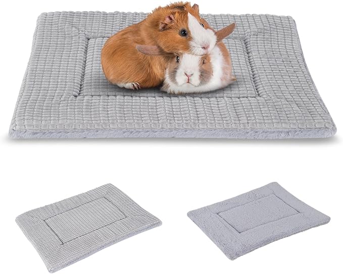 BVAGSS Reversible Dog Crate Pad, Memory Foam Pet Bed Mat, Soft Warm Machine Washable Sleeping Kennel Mattress for Small Medium Dogs XH079 (21''x13''x1.6'',Grey)