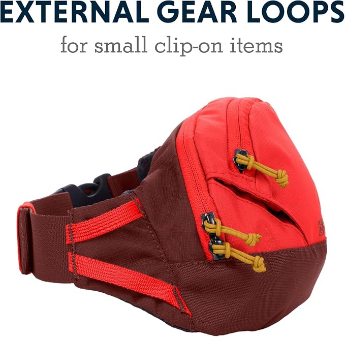 Ruffwear, Home Trail Hip Pack, Dog Walking Fanny Pack, Brown Bear | Crossbody with Adjustable Belt, Treat Pouch, Poop Bag Holder, Phone Pocket, Hands-Free for Training, Hiking, Running, Travel