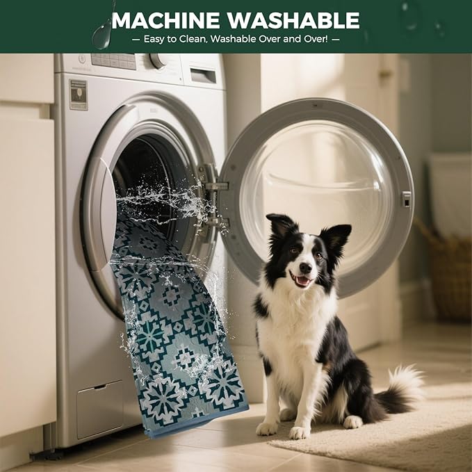 FXW Washable Pee Pads for Dogs, Super Absorbent, 35" Square, 2 Packs | Machine washable, Non-slip backing