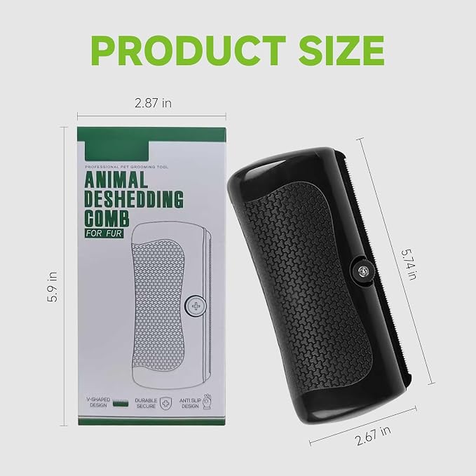 Deshedding Brush for Pets –Easy Hair Removal Tool，Dog Brush for Shedding，Shedding brush for Dogs，Cats, Rabbits, Horses