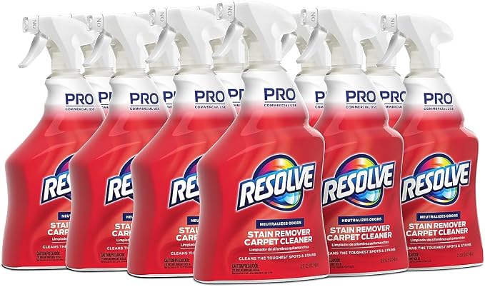 Resolve Professional Strength Spot and Stain Carpet Cleaner, Carpet Cleaner, Carpet Cleaner Solution, 32 Fl Oz