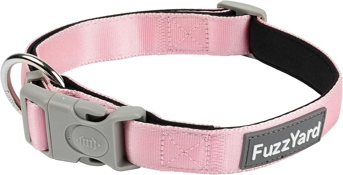 FuzzYard Savanna Dog Collar | Size L | Comfortable Neoprene Pet Collar for Everyday Walking & Training | Ideal Fit for Large Dogs