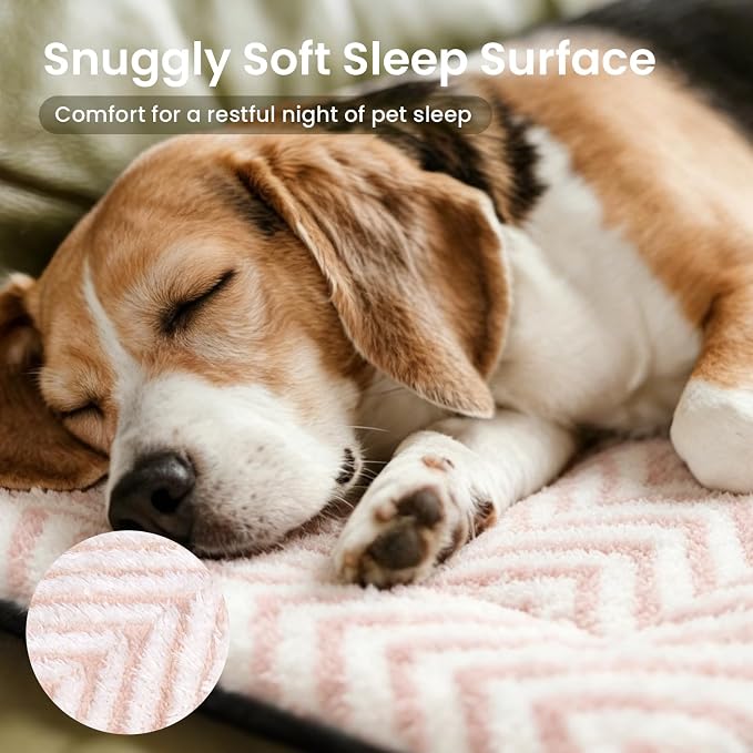 Mora Pets Dog Crate Pad Washable Puppy Dog Bed for Crate Flat Kennel Mat | Soft Dog Cat Bed Mat, Crate Pad for Dog Cages Cozy Sleeping Liner, Dog Pillow Cushion for Small Medium Pets Anti Slip 30 x 19