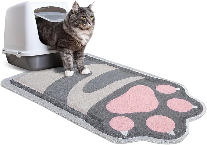Unicorn Catcher Large Cat Litter Mat, 33.5"x22.4" Litter Trapping Mat | Kitty Litter Mat With Soft PVC Loop Mesh And Non-Slip Backing For Easy-Clean Floor Protection And Home Decor
