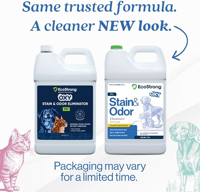 Oxy Pet Carpet Cleaner Spray | Pet Stain Remover for Pet Urine, Cat Pee, Dog Poop | Deep Spot Treating Action on Carpeting, Upholstery, Laundry, Pet Beds & More (128 Fl Oz)