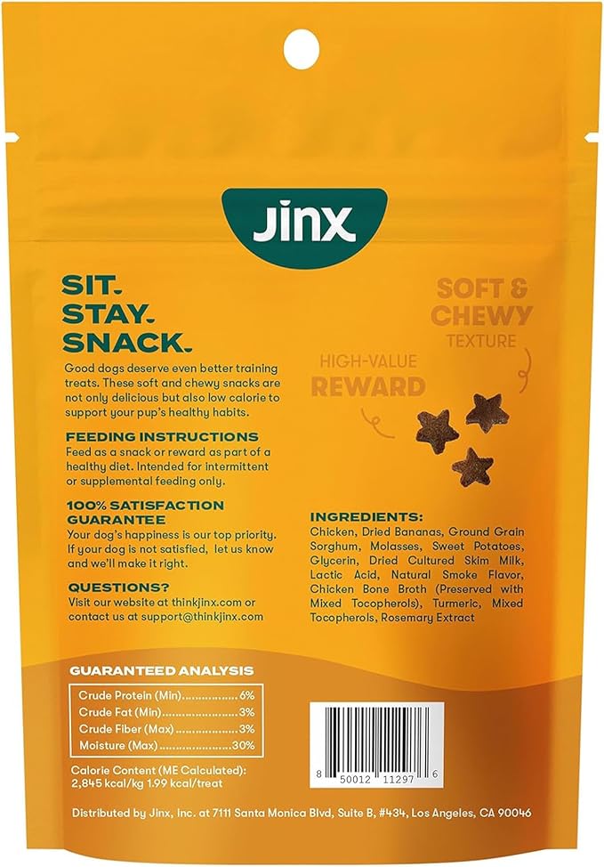 Jinx Dog Training Treats, Bite-Sized Training Treats for Dogs, Chicken, 4oz | 1 Pack Healthy Dog Treats Training with Cage Free Chicken, Vitamins for Immunity & No Fillers for Puppies, Adults & Seniors