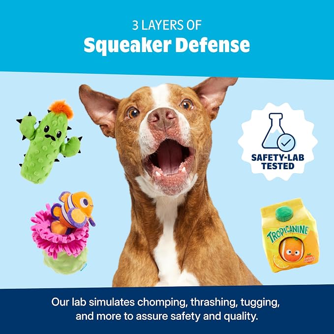 Barkbox Slobbermelon Fetch Flying Disc Dog Toy | Fluff-Free Crinkle Disc with T-Shirt Rope Edge | Durable Fetch & Tug Toy for Dogs & Puppies