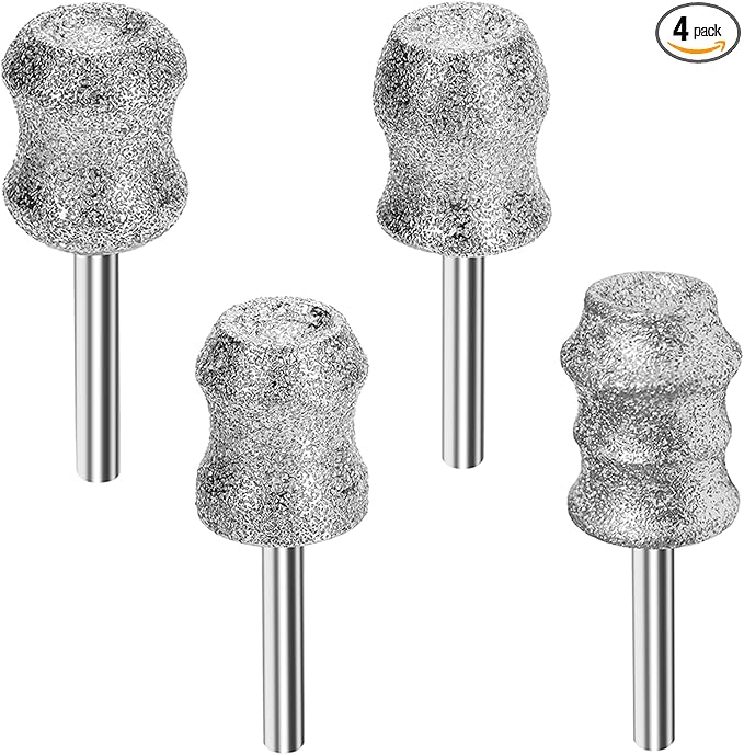 for Dremel - Dog Nail Grinder Attachment - Pet Nail Trimmer Bits Won't Pull Hair or Get Hot for Large Medium Small Dogs Pack of 4