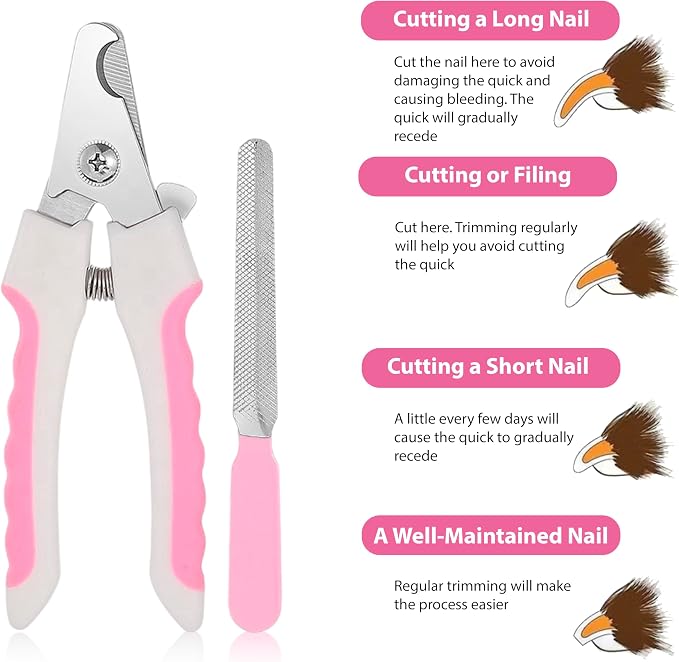 Pet Grooming Glove Set for Dogs & Cats – Premium Pet Hair Removal Glove with Free Nail Clippers & Nail File