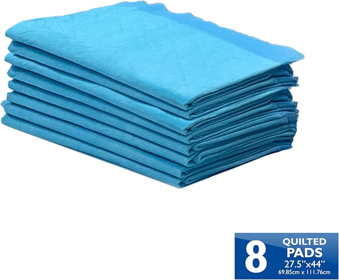 Four Paws Wee-Wee Superior Performance Pee Pads for Dogs with Runoff Barrier Edge Guard Protection, Puppy & Dog Potty Training Pads, Housebreaking Pet Supplies, 27.5" x 44" (8 Count)