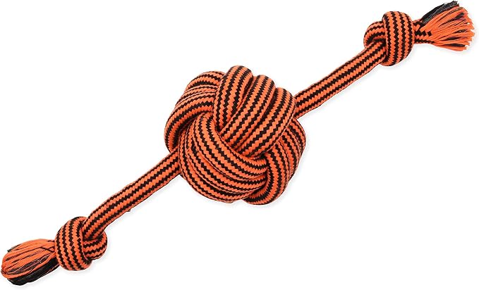 Mammoth Pet Jumbo 20" Extra Monkey FIst Ball w/Rope Ends - Assorted Colors