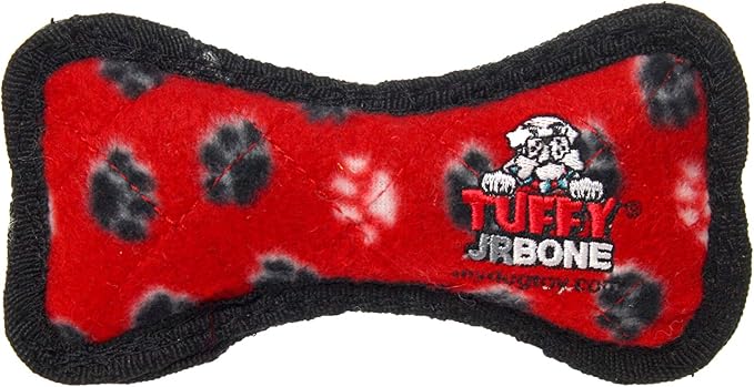 TUFFY® : 2 Pack Bone Dog Toy: Ultra Durable Plush Toy with Multiple Layers & Reinforced Seams, Washable and Floats, Original Construction