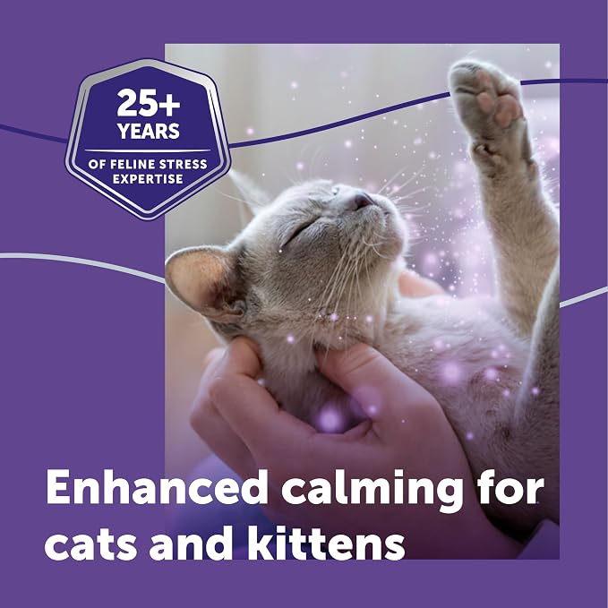 FELIWAY Optimum 30 Day Cat Calming Refills for Pheromone Diffuser,48ml Value Pack - Helps Reduce Common Signs of Stress in Cats & Kittens,Enhanced Calming,(Pack of 12)