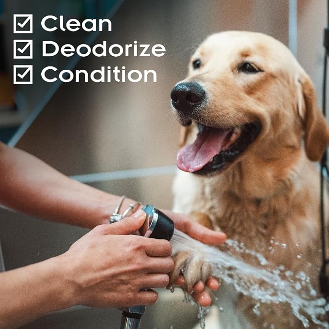 SENTRY PRO Flea and Tick Shampoo for Dogs, Rid Your Dog of Fleas, Ticks and Other Pests, Sunwashed Linen, 18 oz | Ideal for Dogs & Puppies 12 Weeks+; Cleans, Conditions & Deodorizes; complement to monthly topical drops