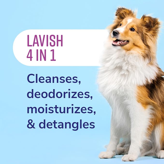 Fresh & Soothing Lavish 4-in-1 Shampoo + Conditioner for Pets, 22oz - 4 Pack
