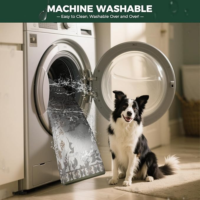 FXW Washable Pee Pads for Dogs, Super Absorbent, 63" Square, 1 Pack | Machine washable, Non-slip backing, Fits 24"H 8-Panel FXW Rollick/Homeplus Playpens