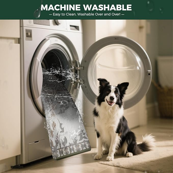 FXW Washable Pee Pads for Dogs, Super Absorbent, 43" x 71", 1 Pack | Machine washable, Non-slip backing, Fits 32"H 6-Panel FXW Rollick/Homeplus Playpens