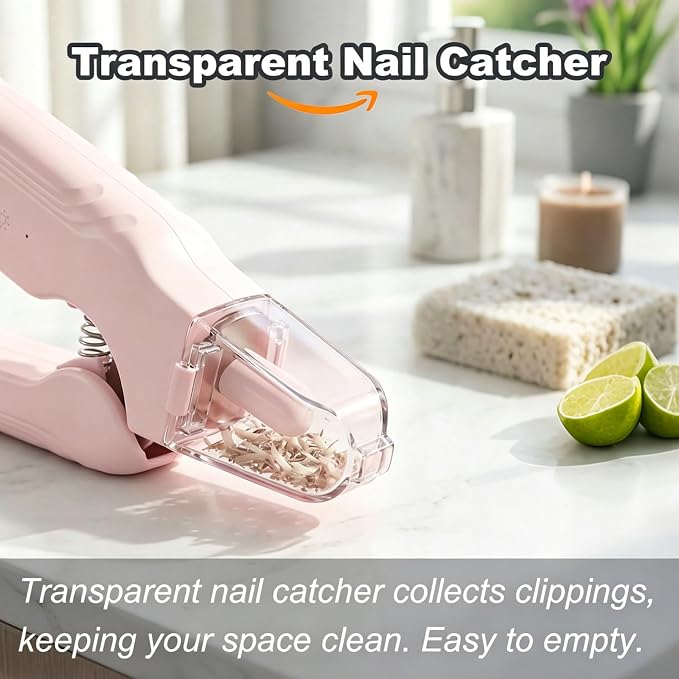 2-in-1 Dog Nail Grinder & Dog Nail Clipper for Sensitive Pets | Whisper-Quiet Claw Trimmer, with 2 LED Light & Safety Lock, Nail Clipping Collector Box, Painless Paws Grooming & Smoothing