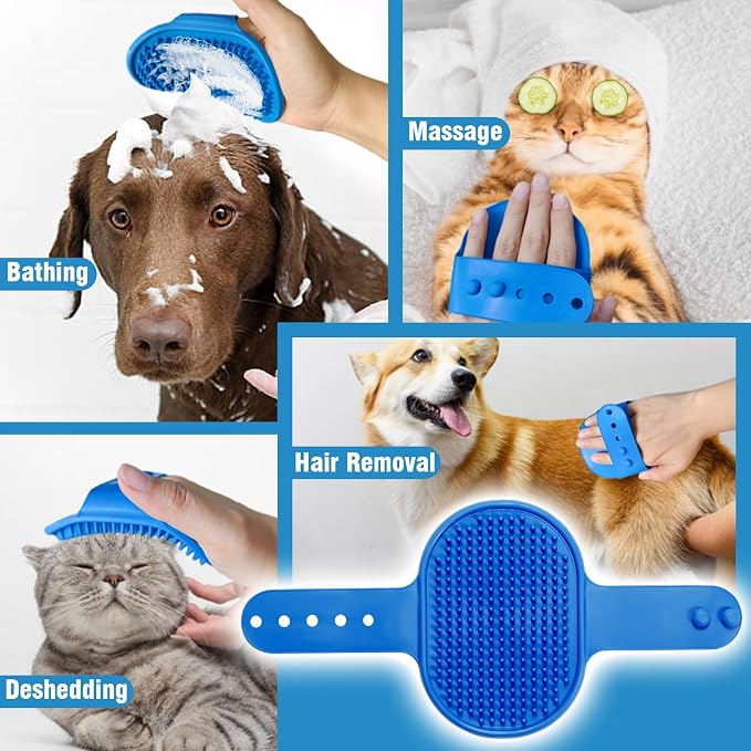 Pjordo Dog Paw Cleaner Kit, No-Rinse Foaming Cleanser for Dogs and Cats, Dog Paw Balm for Heal Dry Cracked Paws & Nose, Pet Foot Washer Paw Scrubber for Large Medium Small XL Breed Dogs