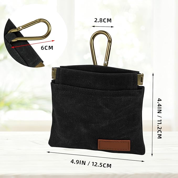 1 Pcs Pocket Pet Training Pouch,Dog Treat Pouch (Black) | For Portable Pet Dog Walking Bag, Travel or Outdoor Use