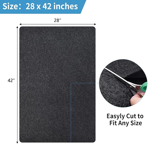 Kennel Pad Dog Crate Mat Liner, 42" x 28" - 1 Pack | Waterproof, Non-Slip, Washable Puppy Pee Pad for Kennel Training - Under Pet Cage to Protect Floors, Thin Cut to Fit Design