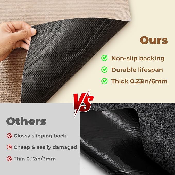 Dog Crate Mat, 29 in X 50 in Dog Playpen Mat Kennel Mat | Waterproof Non-Slip Reusable Washable Floor Protector Extra Large cages Puppy Pee Pad for Under Dogs Crate Brown
