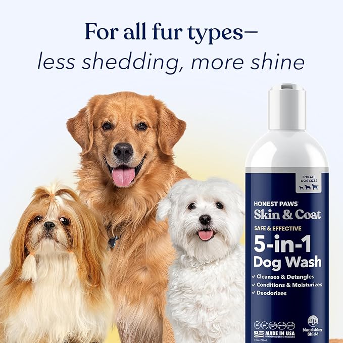 Dog Shampoo and Conditioner, Puppy Shampoo, Itchy Skin Relief, Small Dogs | Sensitive Skin Dog Wash, Anti-Itch Puppy Wash for Small Dogs, Puppy Shampoo and Conditioner, Natural Dog Body Wash