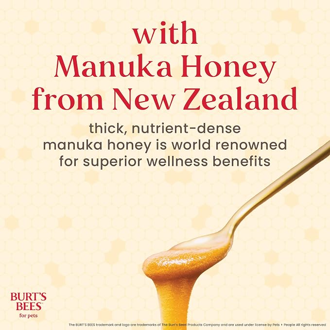 Burts Bees for Pets Manuka Honey 2-in-1 Shampoo and Conditioner, 16 Fl Oz | Jojoba oil formula, 2-in-1 shampoo and conditioner, 95% natural origin, sulfate-free