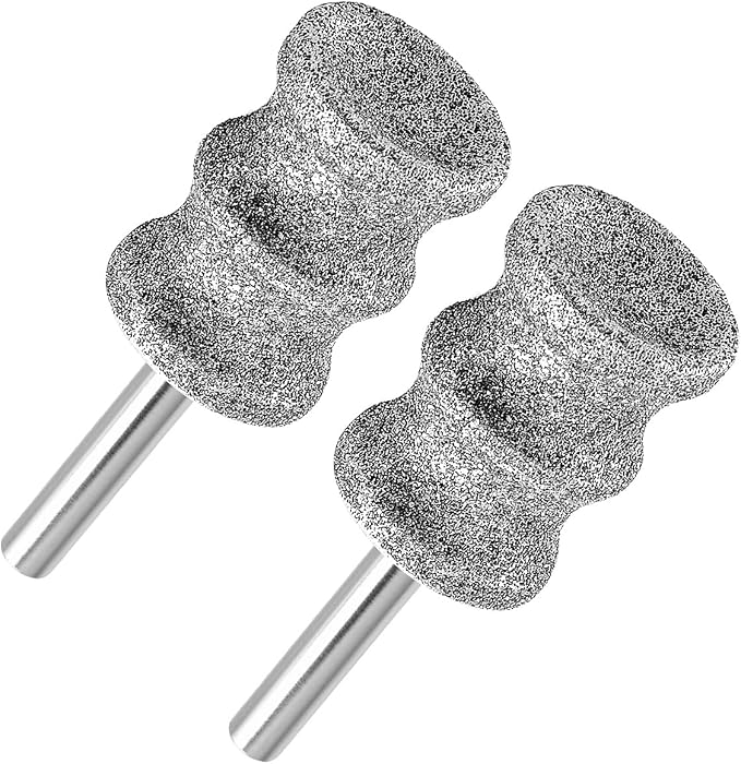 Dog Nail Grinder Bits for Dog and Cat Pet Nail Grinder Attachment Pet Nail File & Clippers for Medium Large Dogs B (2Pack)